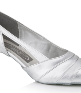 GARLAND SILVER PU DANCE SHOES DANCE STEPS BY FREED OF LONDON BALLROOM UK 3