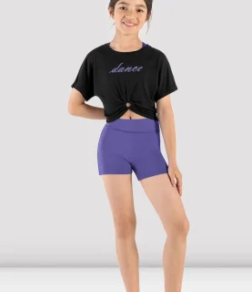 BLOCH DANCE PRINT CROP TSHIRT LIMITED EDITION M753C