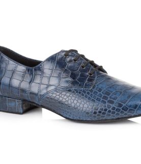 CLEARANCE FREED OF LONDON KELLY LEATHER NAVY BLUE CROC MENS BALLROOM DANCE SHOE UK 12